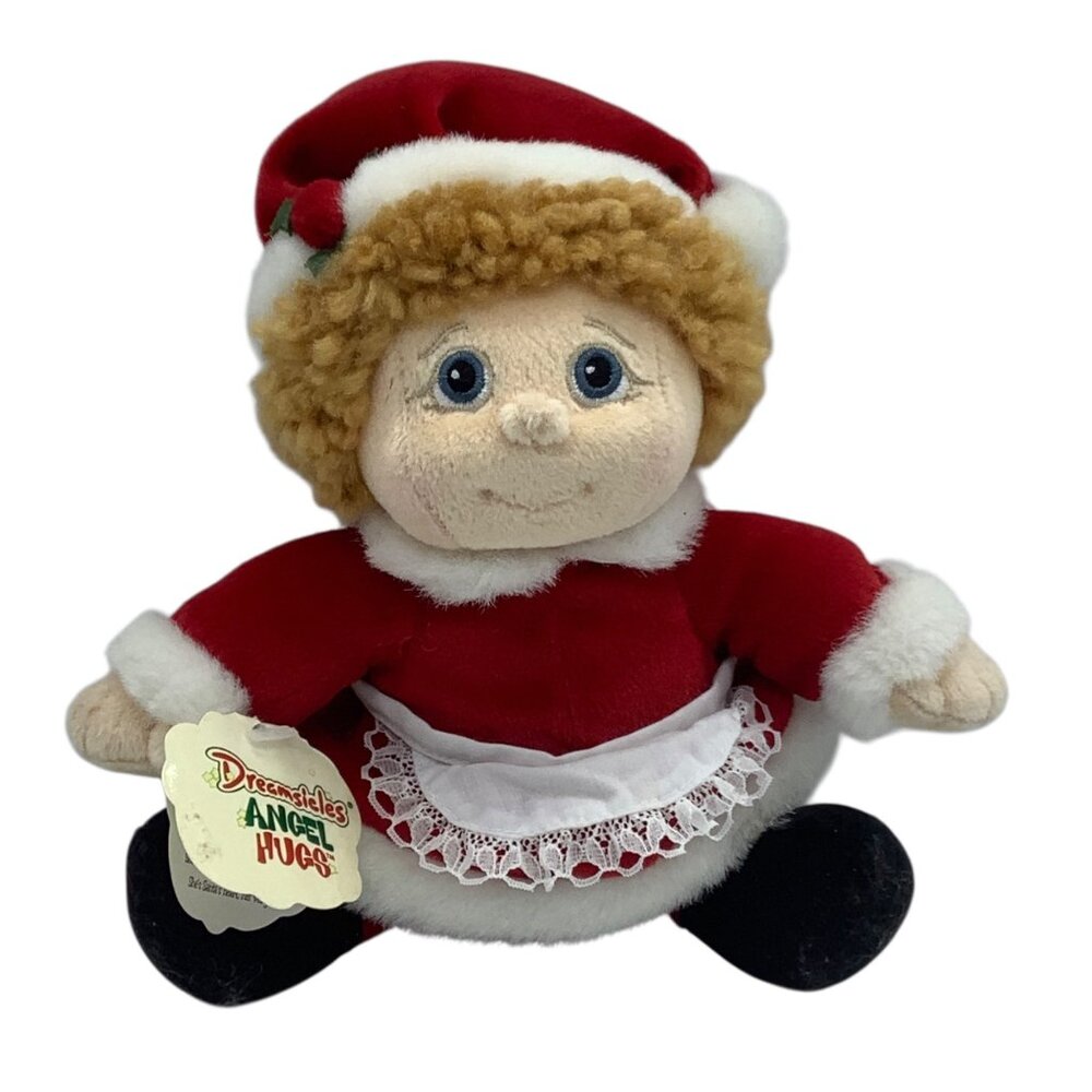 Vtg 2000 Dreamsicles Angel Hugs Mrs. Claus Plush Stuffed Doll 7" Christmas‎